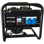 Бензиновый мотор-генератор Hyundai HY3100, 2,8 кВт, 6 л.с.