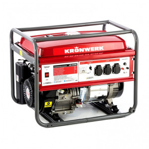 Бензиновый генератор тока KRONWERK LK 6500, 5,5 кВт, 25 л