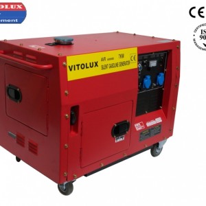 Бензиновый генератор Vitolux VTX7500S-3, 7,5 кВт