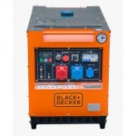 Дизельный генератор Black & Decker BXGND7900E, 7,9 кВА, 12 л